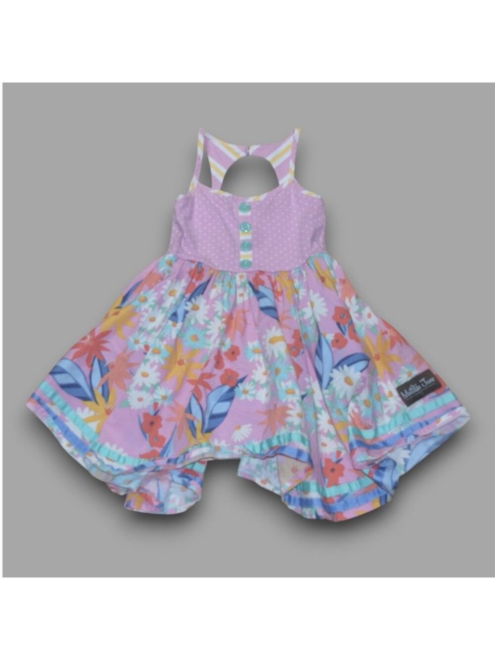 Matilda Jane Sunny Afternoon Dress Girls' Sz 6 Sundress Twirl Dress